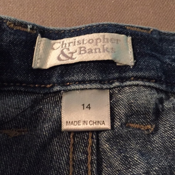 Christopher Banks embroidered 💯% Cotton Jeans - Picture 5 of 8